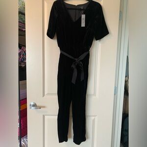Ann Taylor Velvet Jumpsuit